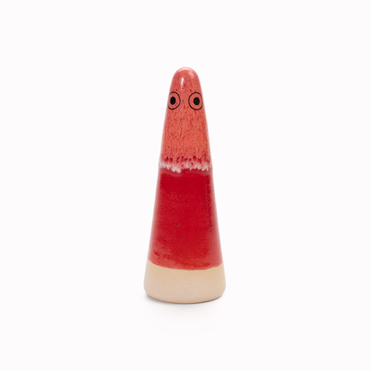 Ghost | Ceramic Figurine | Red Hues