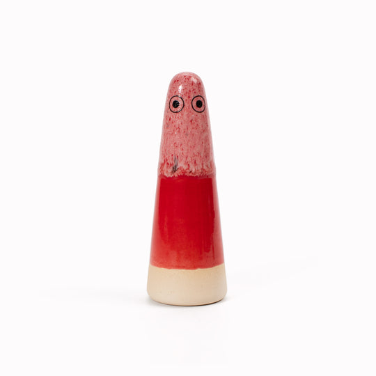 Ghost | Ceramic Figurine | Red Hues