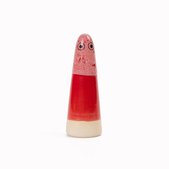 Ghost | Ceramic Figurine | Red Hues