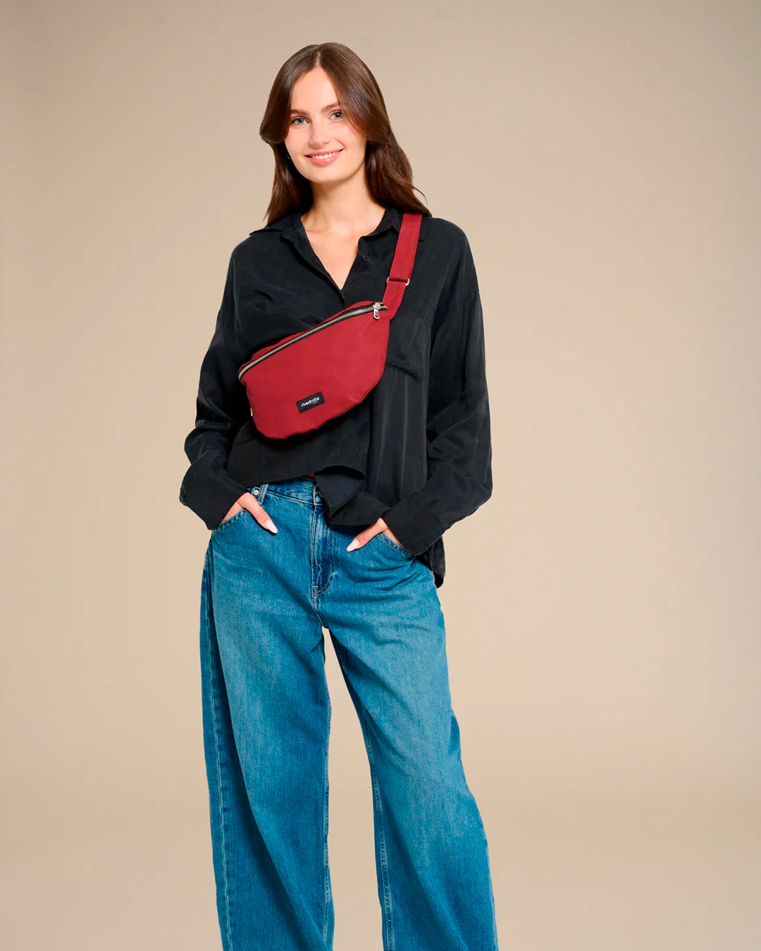 The Custine Belt Bag with an AW26 update - same original size and shape reworked with a coated 100% organic cotton canvas fabric.