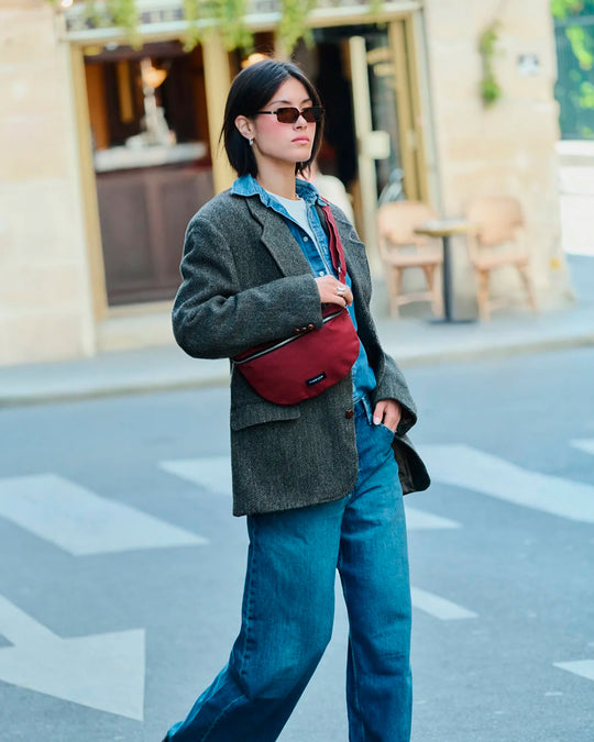 The Custine Belt Bag with an AW26 update - same original size and shape reworked with a coated 100% organic cotton canvas fabric.