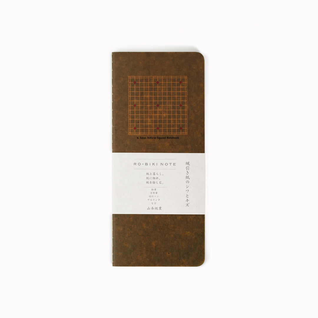 Ro-biki in Japanese means 'waxed'. Their refill notebooks will take on their own patina over time, and this is part of their charm.