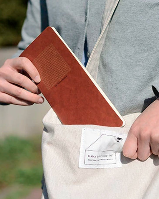 Ro-biki in Japanese means 'waxed'. Their refill notebooks will take on their own patina over time, and this is part of their charm.