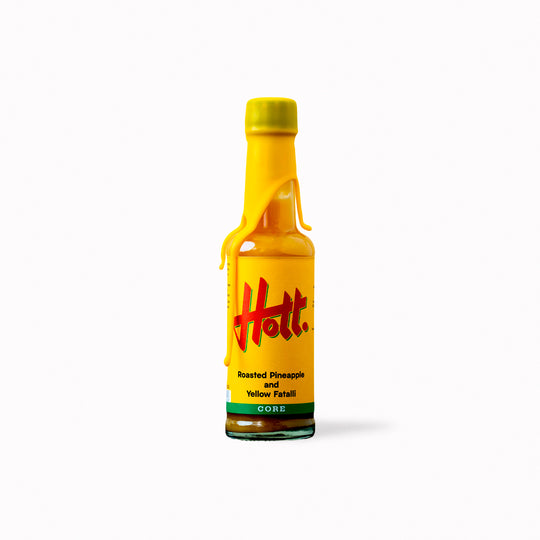 Roasted pineapple gives this sauce a deeper, caramelised sweetness that cuts through the sharp heat of yellow Fatalli chillies.