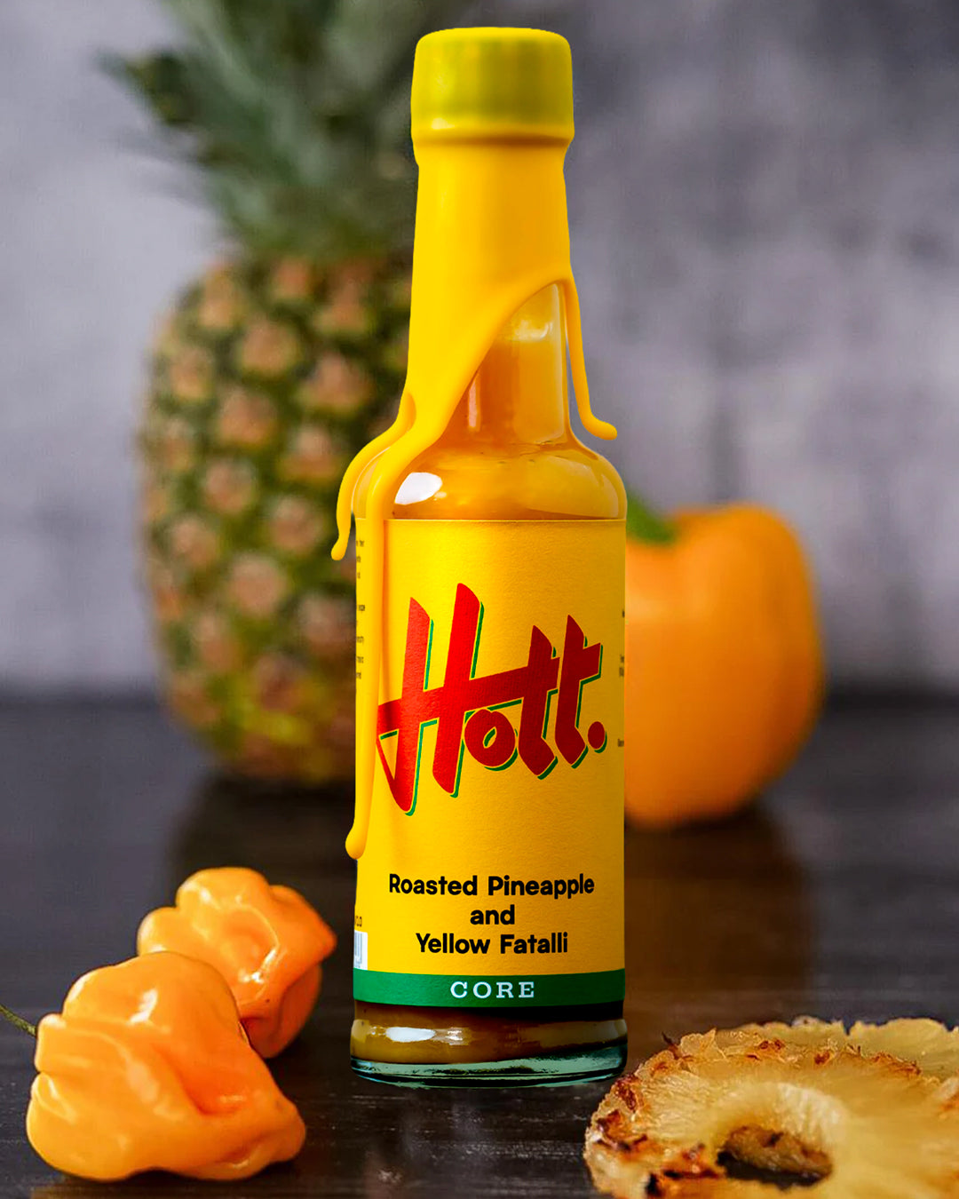 Roasted pineapple gives this sauce a deeper, caramelised sweetness that cuts through the sharp heat of yellow Fatalli chillies.