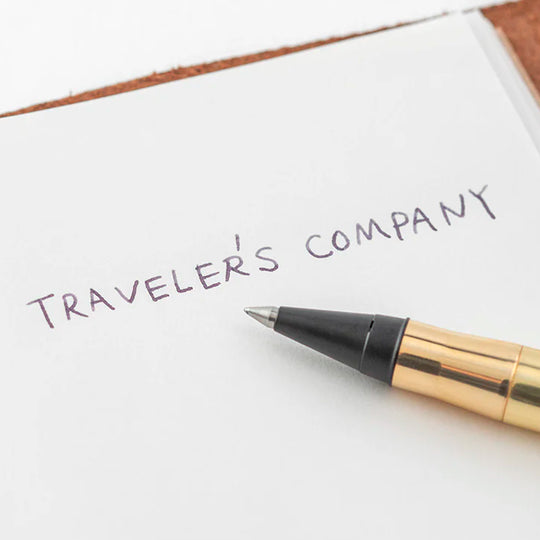 Over time, the brass body naturally develops a warm patina, giving each pen a character unique to its owner.