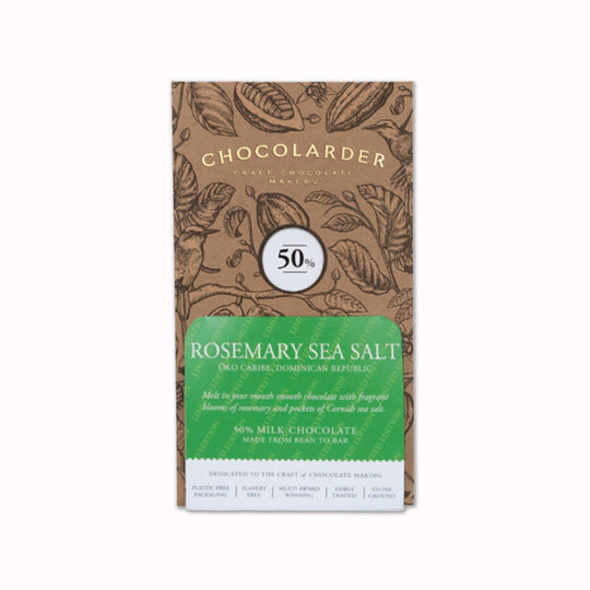 Rosemary Sea Salt | 50% Milk Chocolate Bar | Limited Edition