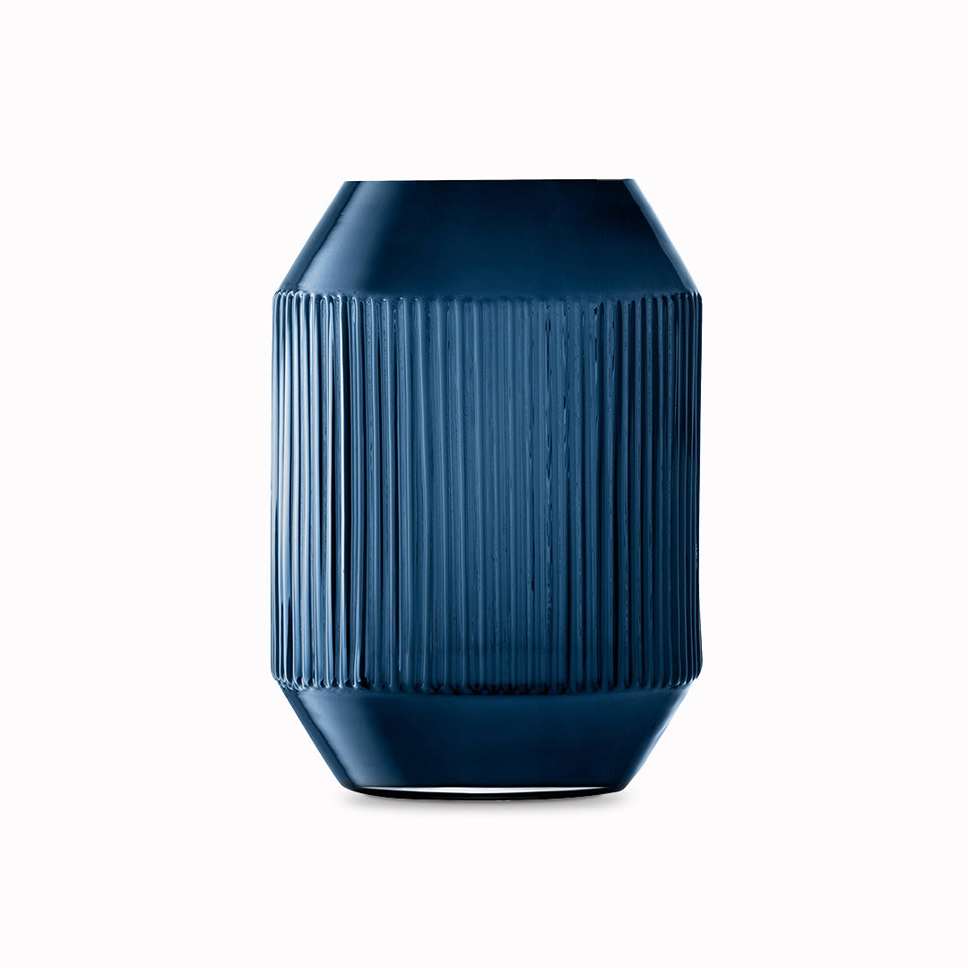 Rotunda Vase / Candle Lantern | Sapphire | 26cm