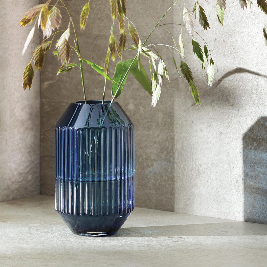 Rotunda Vase | Sapphire | 15cm