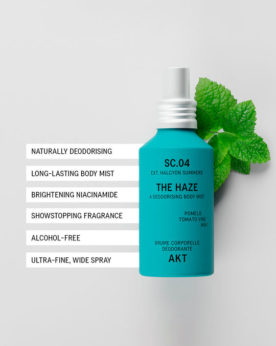 AKT Body Mist offers a lighter, more relaxed way to wear the brand's signature fragrances. The ultra-fine spray can be used generously over the body for an instant burst of freshness and long-lasting scent.