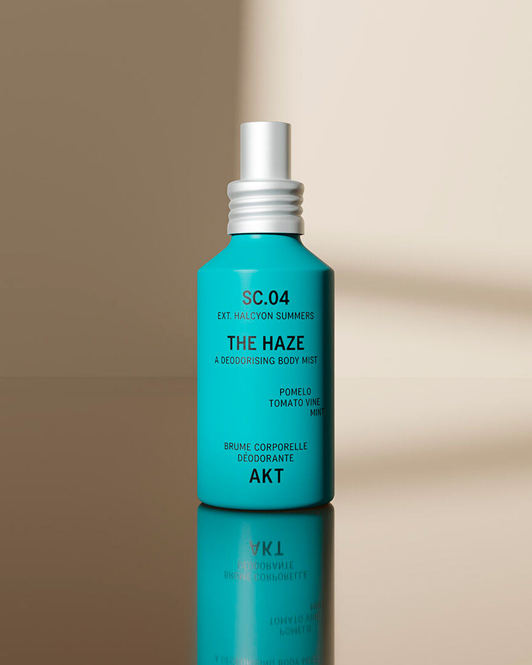 AKT Body Mist offers a lighter, more relaxed way to wear the brand's signature fragrances. The ultra-fine spray can be used generously over the body for an instant burst of freshness and long-lasting scent.