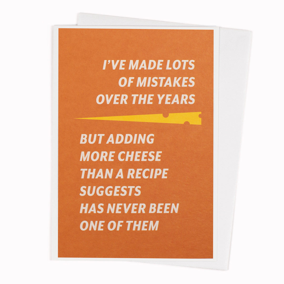  Mistakes - This card features a typographic statement - from Scrawl for USTUDIO DESIGN