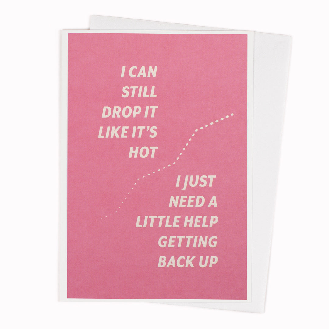 Drop it - This card features a typographic statement - from Scrawl for USTUDIO DESIGN