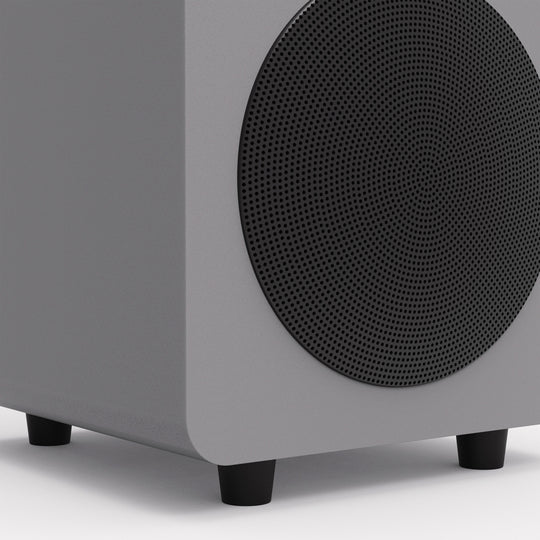 The SUB6 Vinyl Subwoofer offers a precise and controlled bass experience for music, movies, and games. This compact powered subwoofer is designed to seamlessly integrate into any audio system