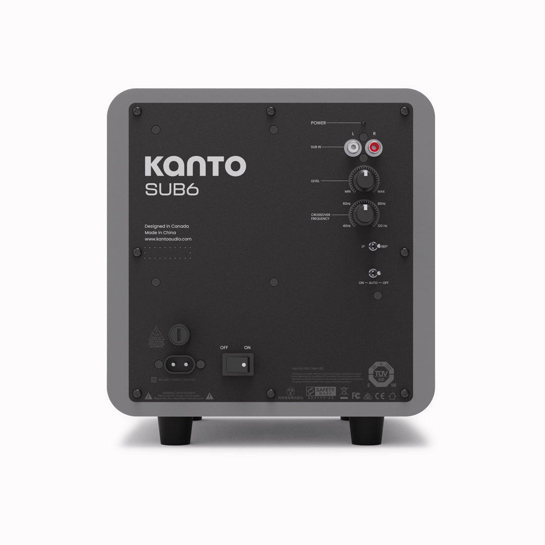 SUB 6 | 6" Vinyl Subwoofer | Grey