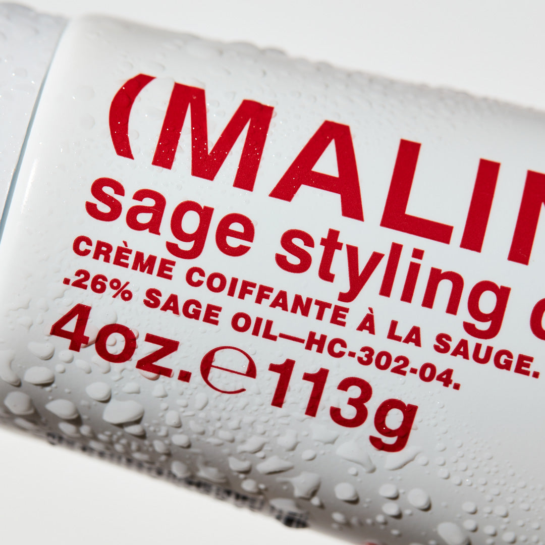 The Sage Hair Styling Cream by Malin+Goetz is a versatile product designed to suit all hair types, offering a flexible hold that adds shine and definition while taming frizz.