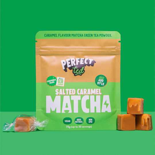 Gluten-free, all natural flavoured matcha powders to recreate people's favourite matcha lattes at home
