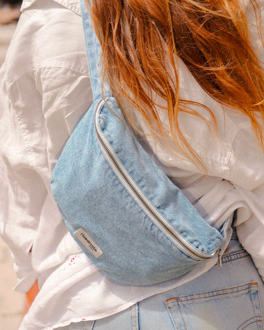 Custine Belt Bag | Salted Washed Denim