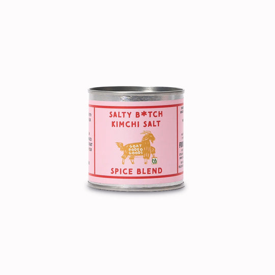 Salty B*tch Kimchi Salt by Goat Rodeo Goods—a bold and flavourful seasoning blend that brings a punch of umami to your dishes.