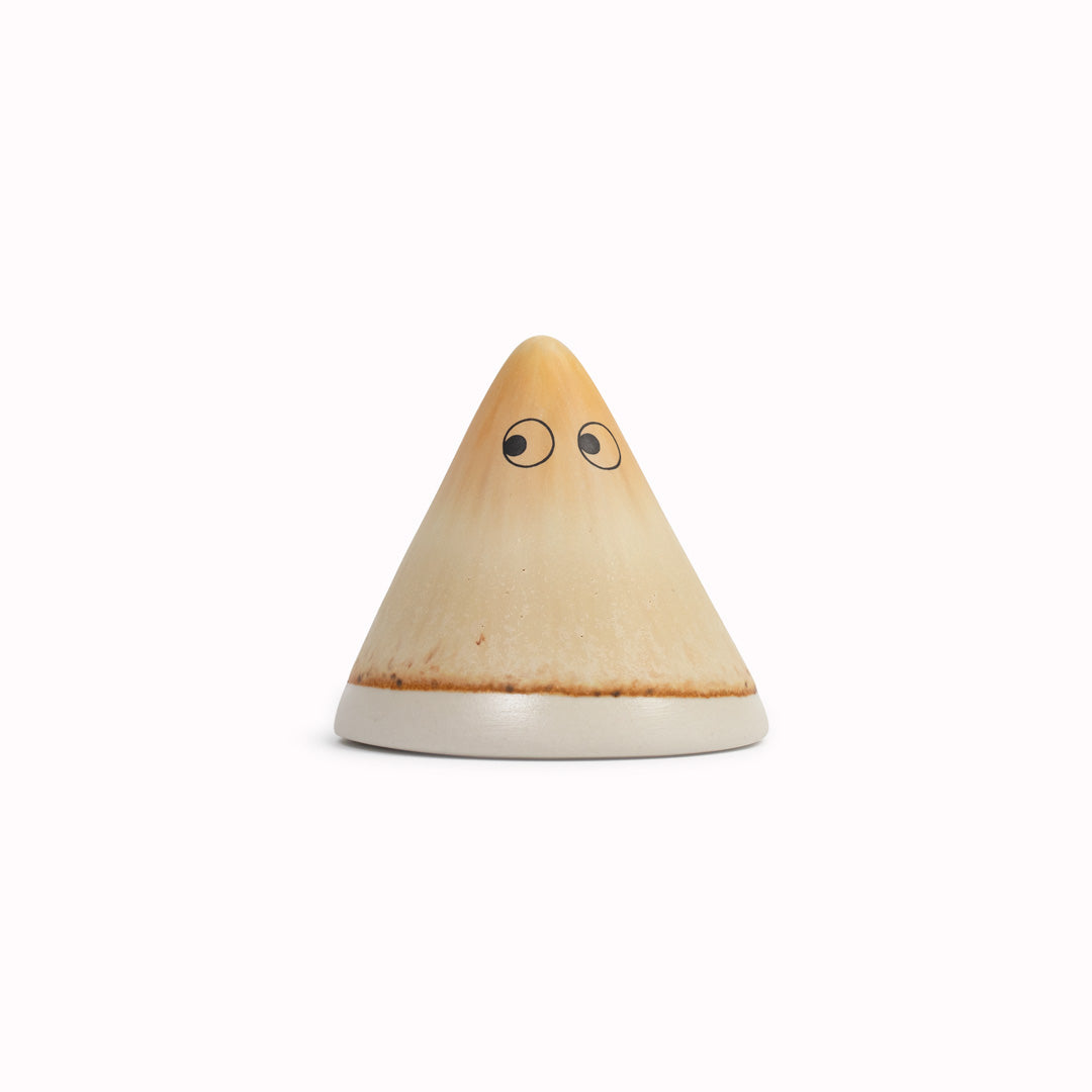 Meet Fuji!&nbsp;Fuji is a&nbsp;cone mountain shaped, hand glazed ceramic&nbsp;figurine&nbsp;created as a close relative of the classic Arhoj Ghost.