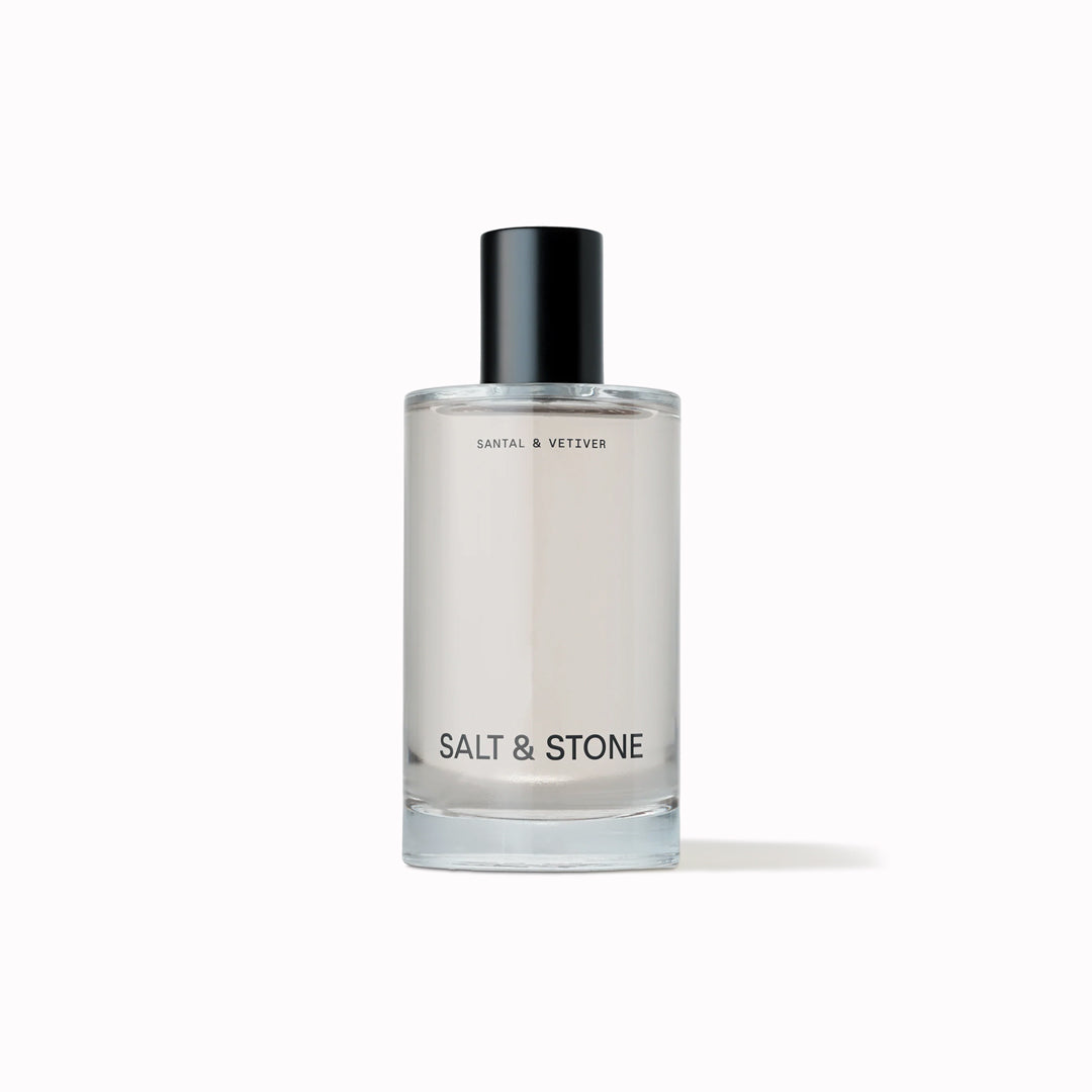 Santal &amp; Vetiver Body Mist is a warm, woody fragrance that transports you through twilight woods and crackling fires.