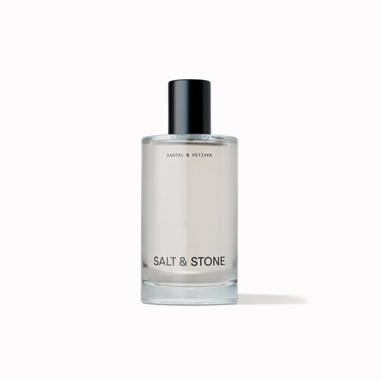 Santal &amp; Vetiver Body Mist is a warm, woody fragrance that transports you through twilight woods and crackling fires.