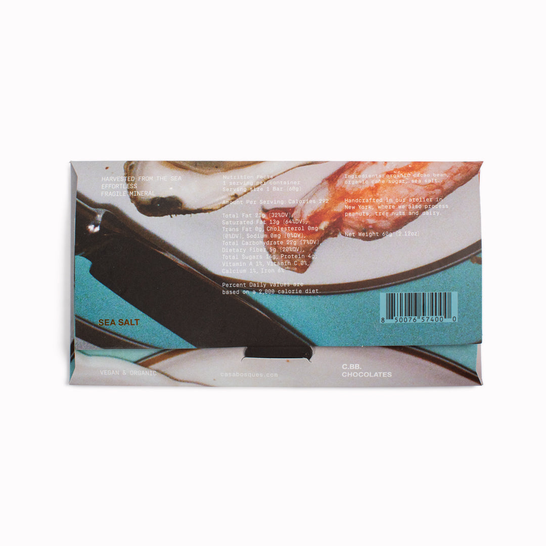 Sea Salt | 74% Dark Chocolate Bar | 60g