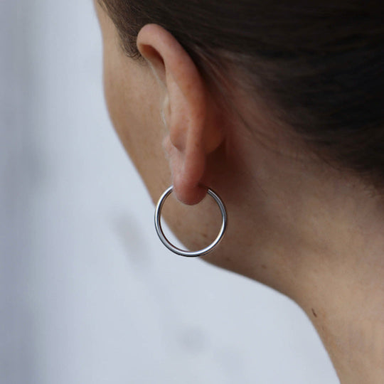 Senorita 25 | Hoop Earrings | Silver or Gold Plated