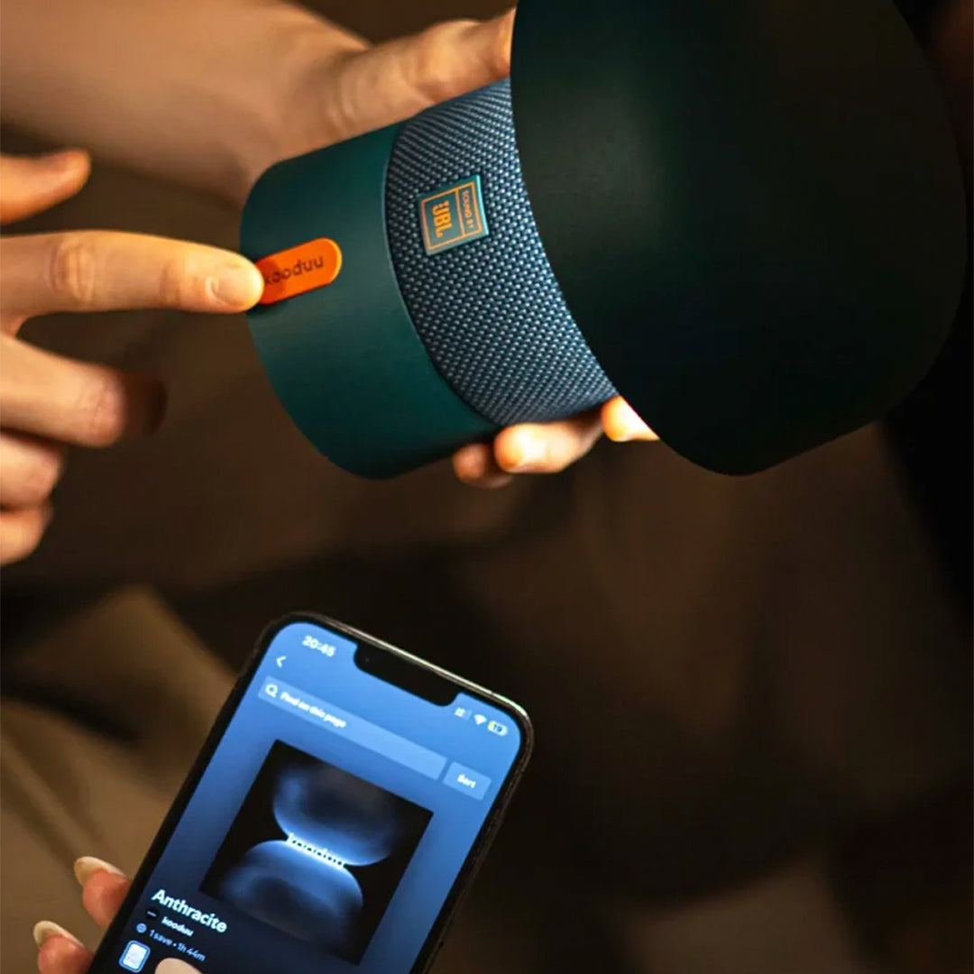 Sensa PLAY Mini | Portable Table Lamp + Bluetooth Speaker | Orange