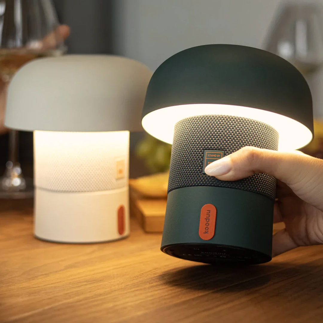 Sensa PLAY Mini | Portable Table Lamp + Bluetooth Speaker | Aquamarine