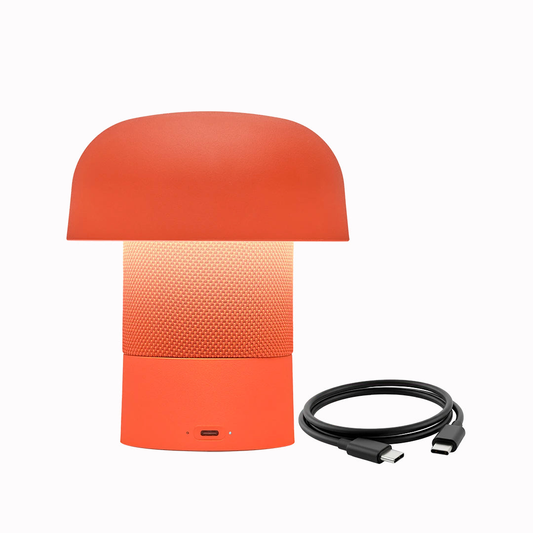 Sensa PLAY Mini | Portable Table Lamp + Bluetooth Speaker | Orange