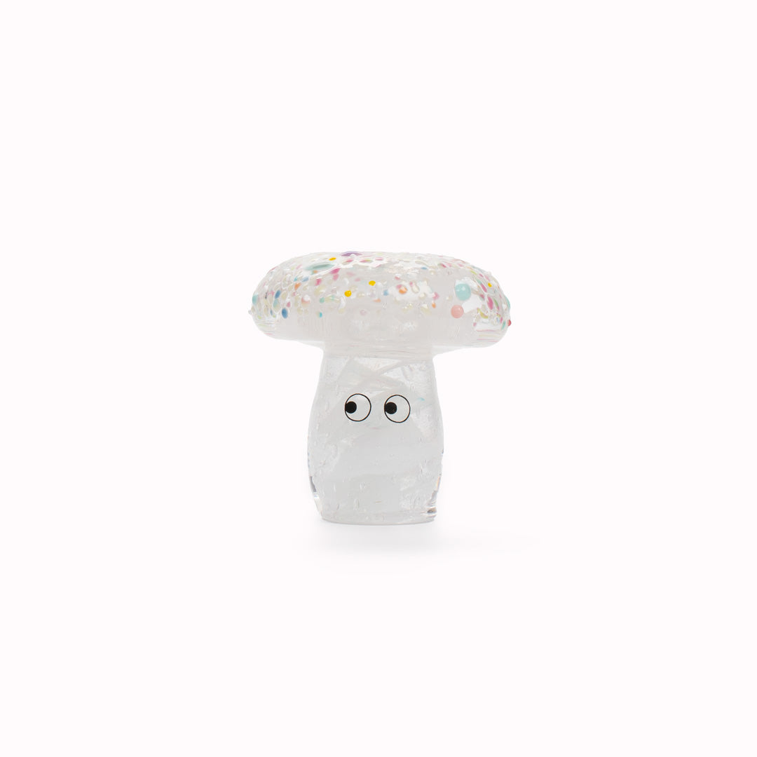 Crystal Blob | Glass Figurine | Speckled Shroom