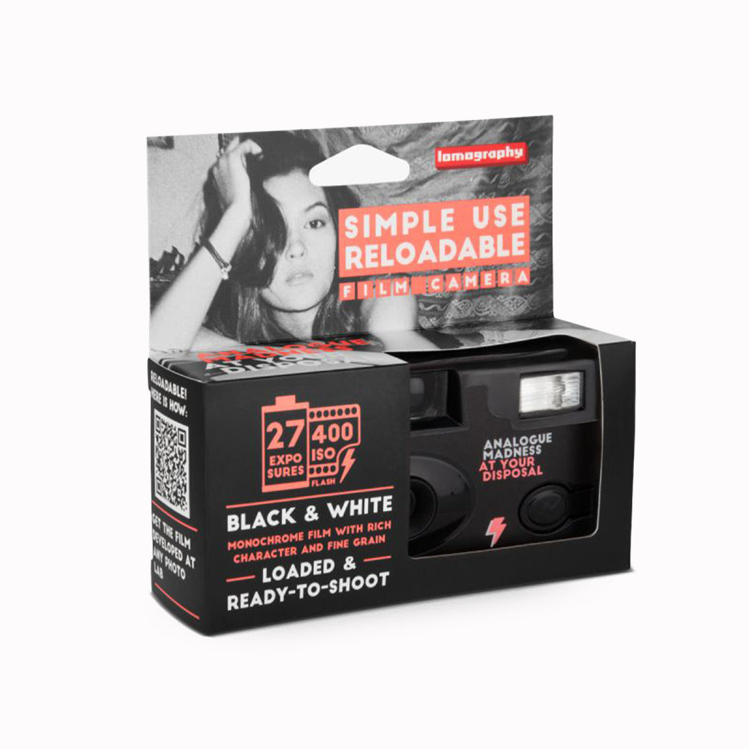 Simple Use Reloadable Film Camera | Black & White