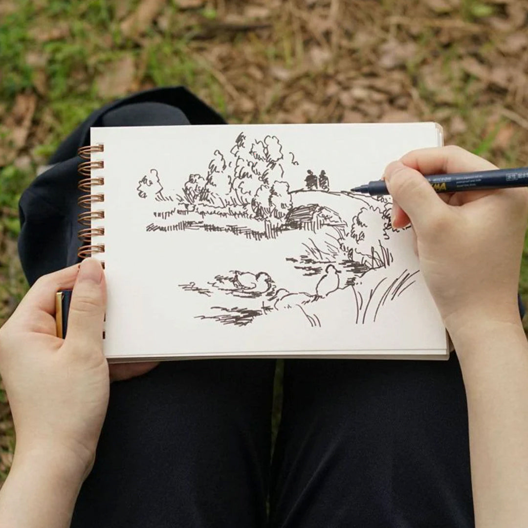 Heavyweight Sketchbook For Painting in Choice of B5 or B6 Landscape Sizing

40 sheets of heavyweight 157g/m2 HS Gao board for your creative output.