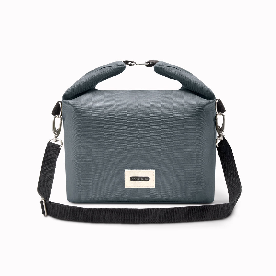 The Slate Black+Blum Large Insulated Lunch Bag is designed for people who bring proper food with them, not just snacks