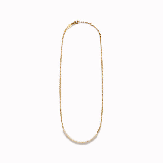 The Slim Pearly Gold necklace by Anni Lu is new for AW25 from their Western inspired Lucky Star collection

