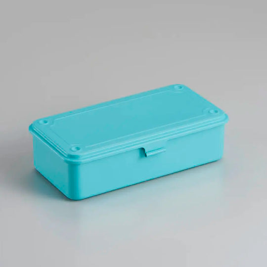 The T-190 toolbox by&nbsp;Toyo Steel&nbsp;is a Japanese storage classic. Pressed from a single steel plate and completely seamless, it is a robust, incredibly sturdy yet lightweight and stackable tool box with a clean aesthetic.