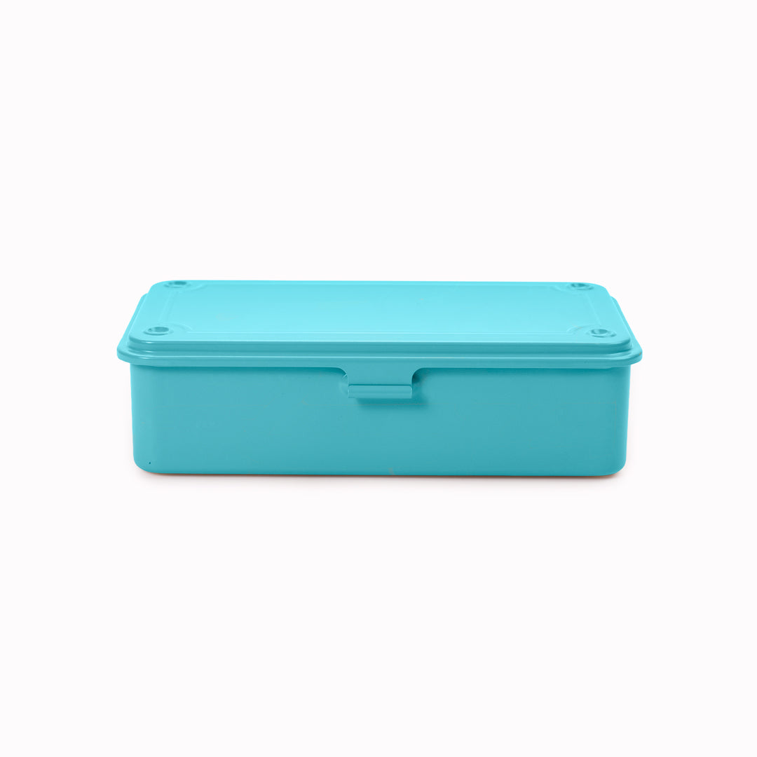 The T-190 toolbox by&nbsp;Toyo Steel&nbsp;is a Japanese storage classic. Pressed from a single steel plate and completely seamless, it is a robust, incredibly sturdy yet lightweight and stackable tool box with a clean aesthetic.