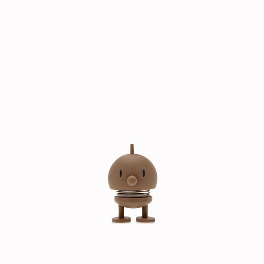 Bumble, the classic Hoptimist creation has a happy face and bouncy wobbly head which brings the little figurine to life and works as a symbol of positive optimism and good humour
