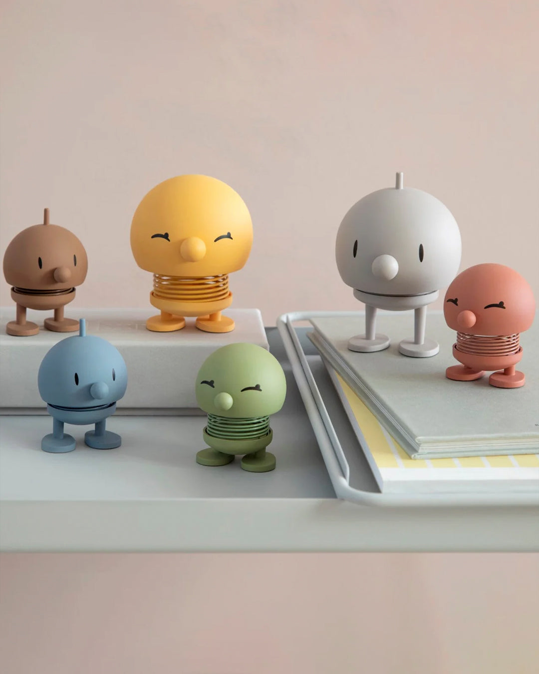 Springy and cheerful! Bumble by Hoptimist is the classic 1960's home decor, happy ornamental figurine in an interior friendly colour