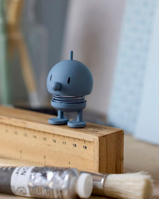 Springy and cheerful! Bumble by Hoptimist is the classic 1960's home decor, happy ornamental figurine in an interior friendly soft sky blue colour tone.&nbsp;