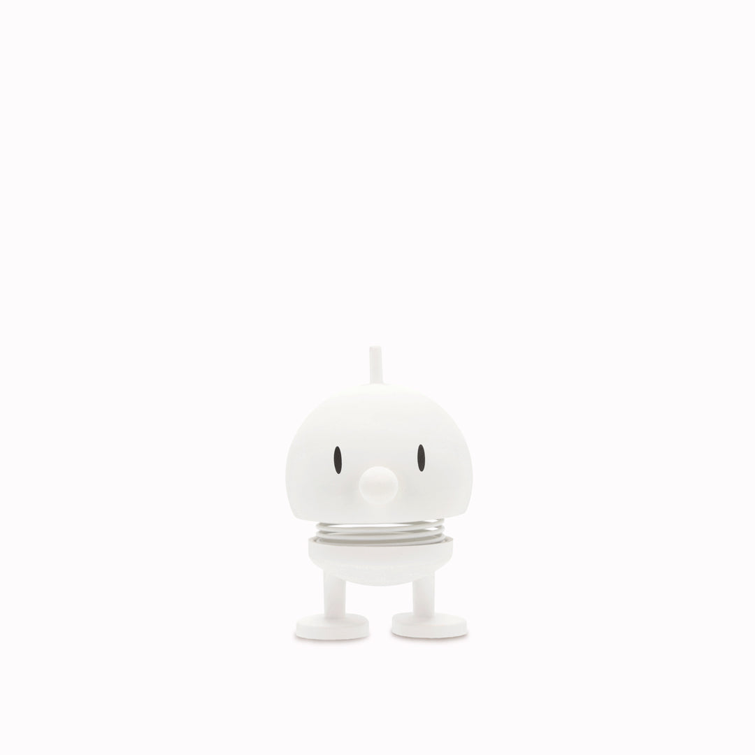 Springy and cheerful! Bumble by Hoptimist is the classic 1960's home decor, happy ornamental figurine in a mimimalist soft white.