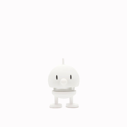 Springy and cheerful! Bumble by Hoptimist is the classic 1960's home decor, happy ornamental figurine in a mimimalist soft white.