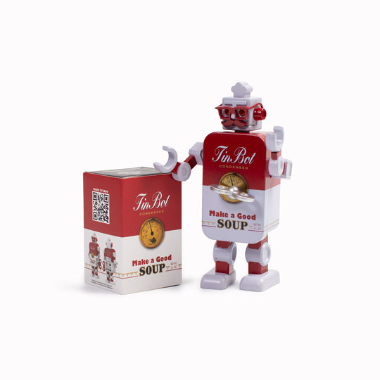 Each one has a pop culture theme with Soup based on the infamous Campbells Soup Can design.