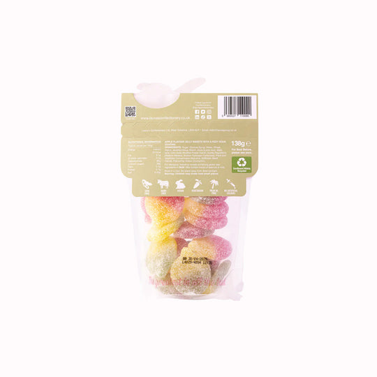 Vegan Sour Apples | Fruit Gum Sweets | 138g