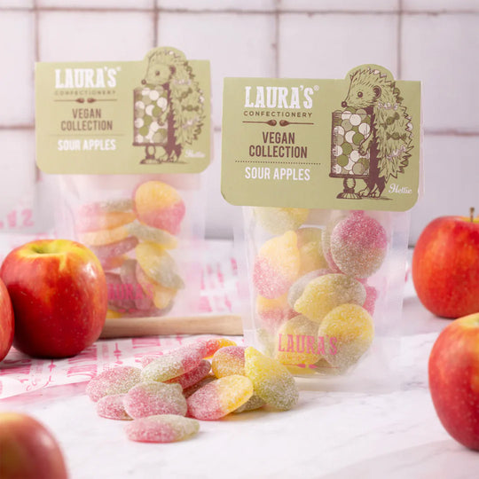 Vegan Sour Apples | Fruit Gum Sweets | 138g