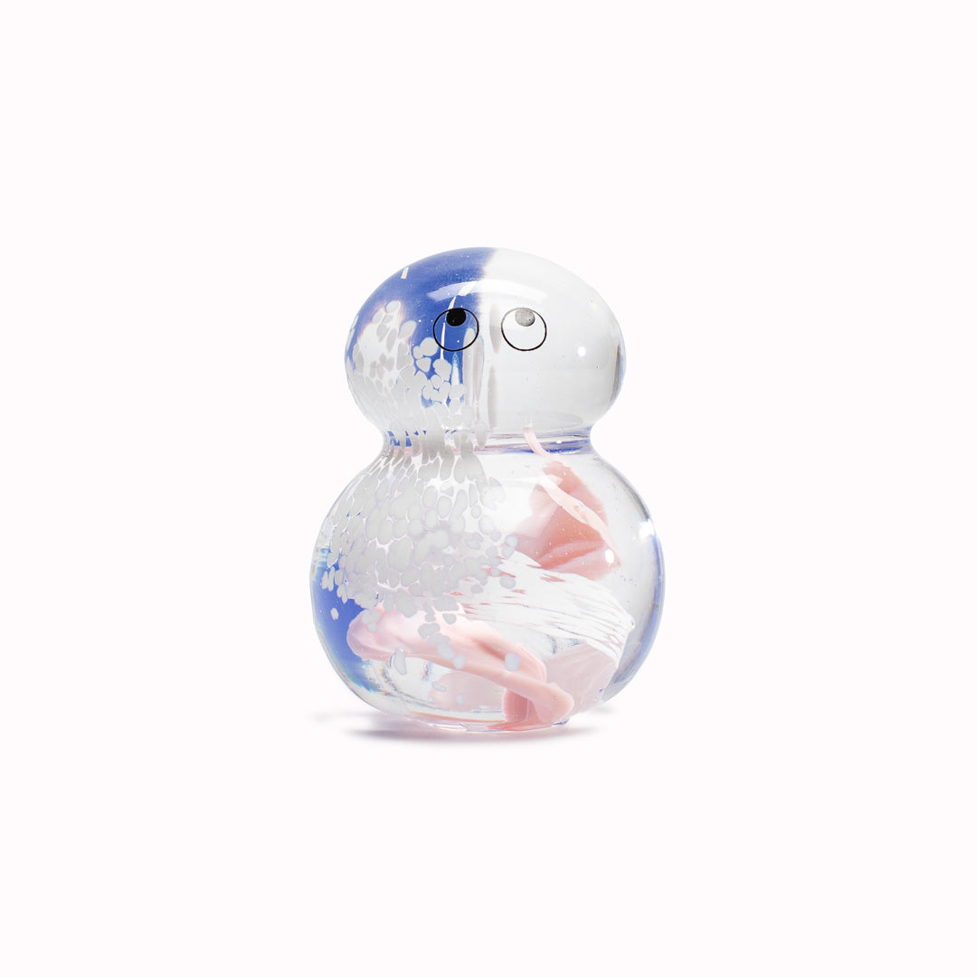 Meet the newest additions to the Studio Arhoj family of colourful characters - a personality laden decorative glass 'Crystal Blob' figurine! Think of these as cousins to Anders Arhoj's ceramic creations. Inspired by Japanese ceramics but with a Scandinavian twist.