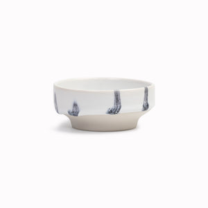 This Dip Dish has a wide flat foot keeping it sturdy on a flat surface. This makes it versatile and perfect for holding a generous portion of your favourite condiments such as soy sauce or a spicy mayo