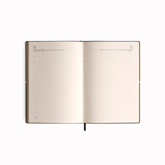 For use as a daily calendar, or detailed planner, the Classic Daily Diary from&nbsp;Ciak has a dated 2026 page for each day allowing for detailed notes and planning.