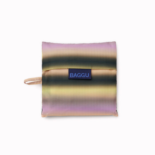 Standard Baggu Shopper | Gradient Stripe Pink & Yellow